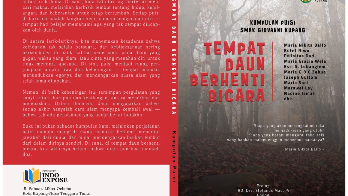 SMAK Giovanni Kupang Terbitkan Buku Kumpulan Puisi: “Tempat Daun Berhenti Bicara”