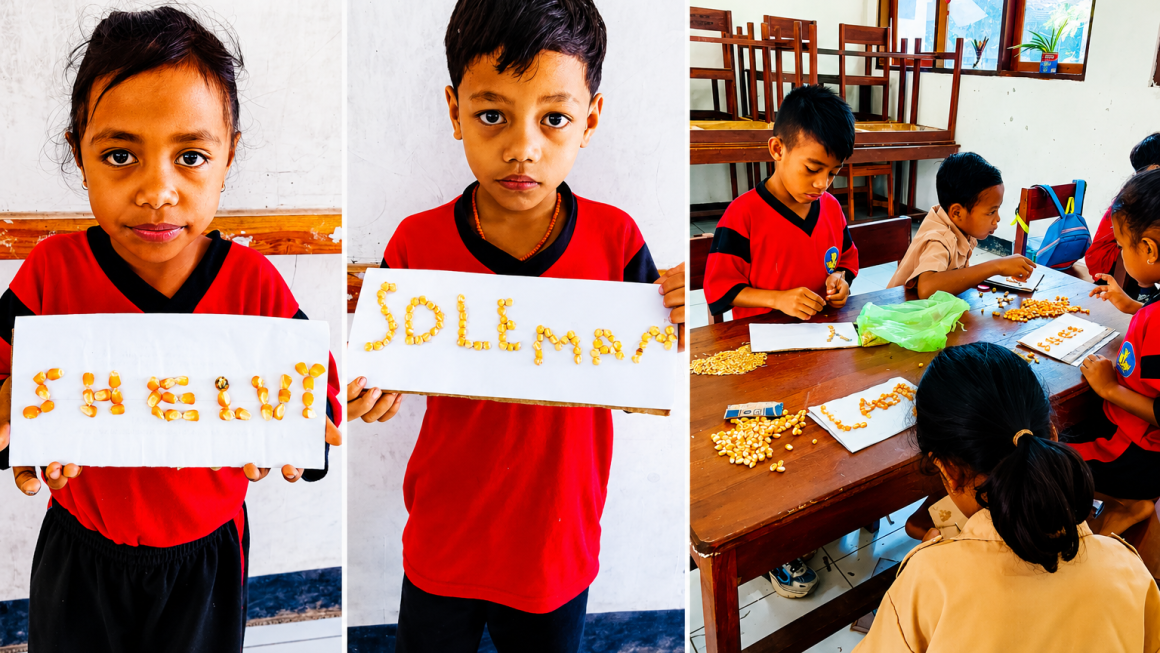 Belajar Menulis dari Alam: Kreativitas dan Ketekunan Siswa Kelas II SD GMIT Oehani Melalui Kolase Biji-bijian